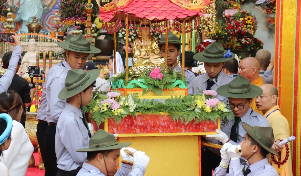 The Quan The Am - Ngu Hanh Son Da Nang Festival 2026 takes place from April 4 to 7. 4 at the Quan The Am Pagoda and Ngu Hanh Son scenic spot. Photo: Tran Thi