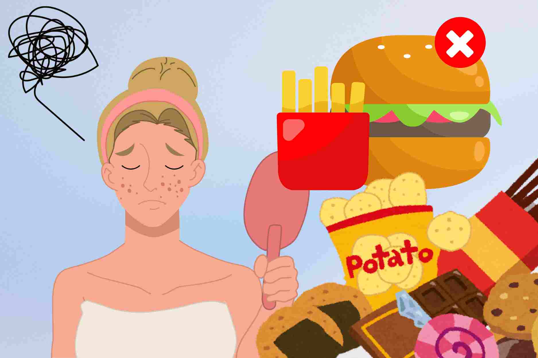 Alimentos que provocan brotes de acné que comes todos los días