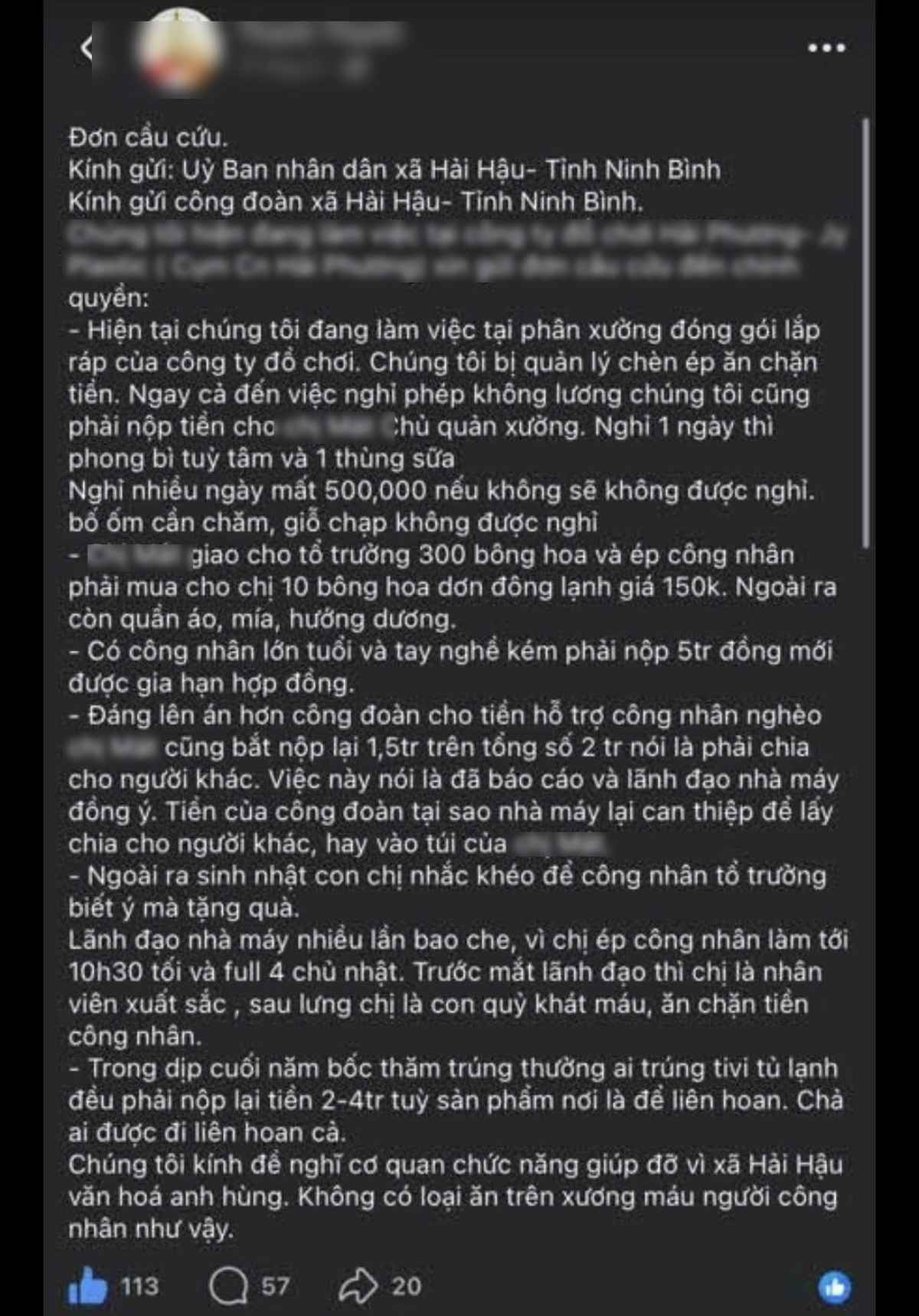 Verificación de información relacionada con trabajadores y empleados que se difunde en las redes sociales. Foto: Captura de pantalla