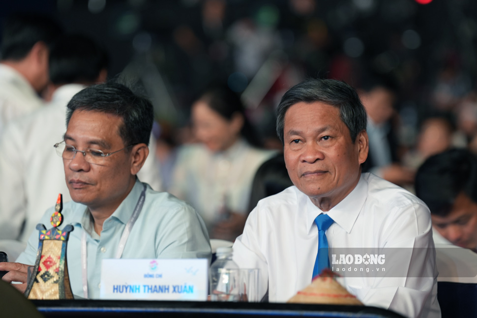 Ông Huỳnh Thanh Xuân dự lễ khai mạc. Ảnh: Hoài Phương