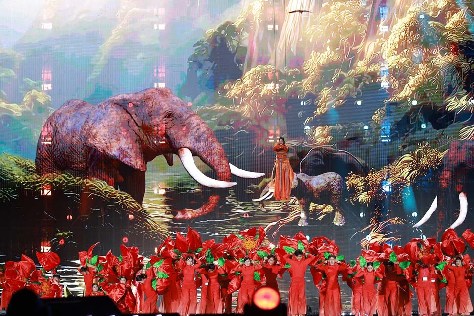 Tiết mục thực cảnh. Ảnh: BTC