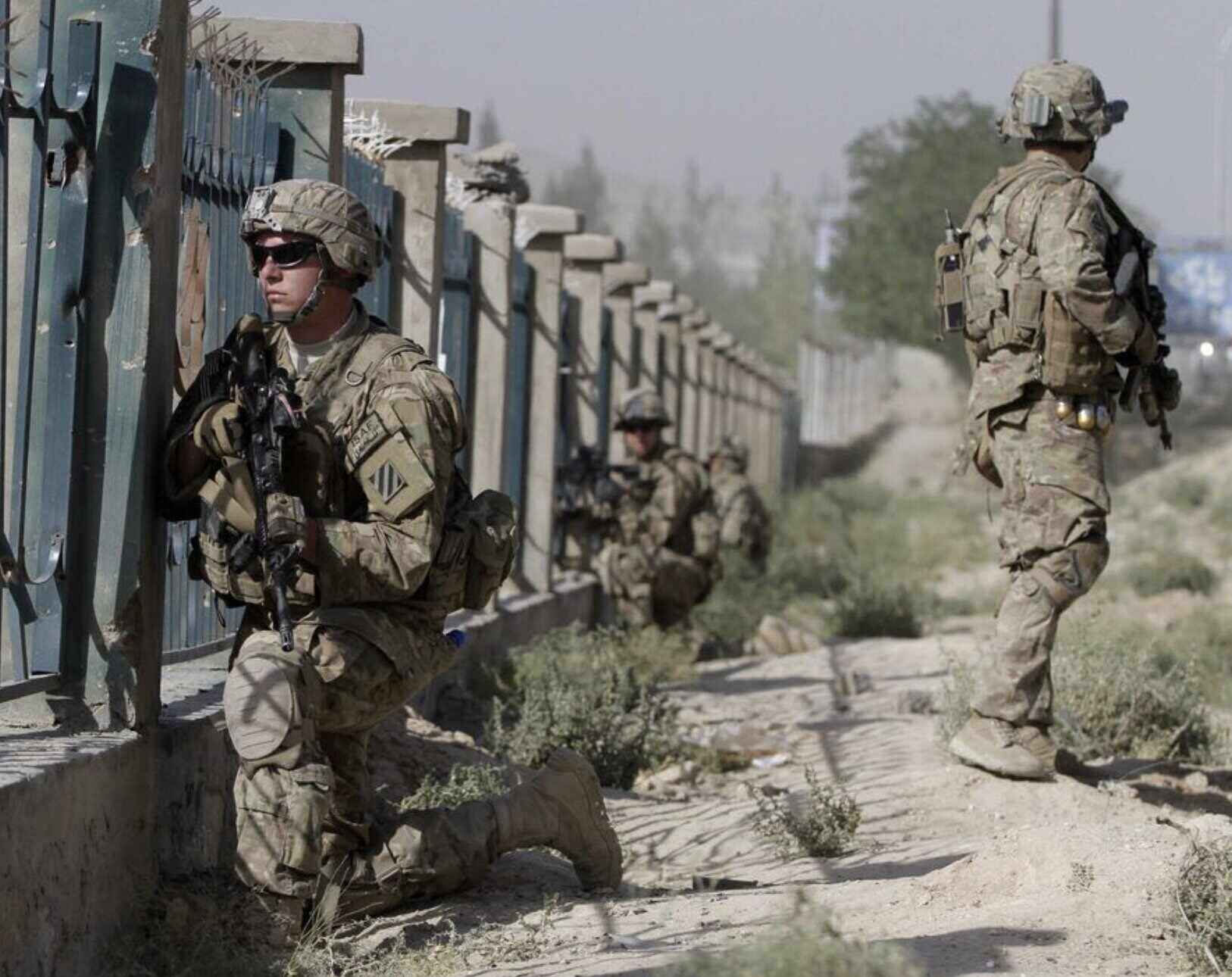 US soldiers on duty. Photo: Xinhua