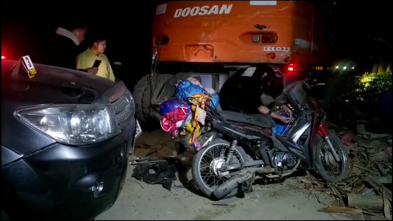 Vụ tai nạn khiến 1 người tử vong. Ảnh: Đơn vị cung cấp