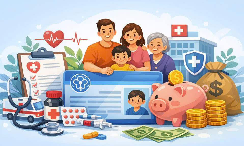 Expected household health insurance premium from 1. 7. Graphics: Huong Giang