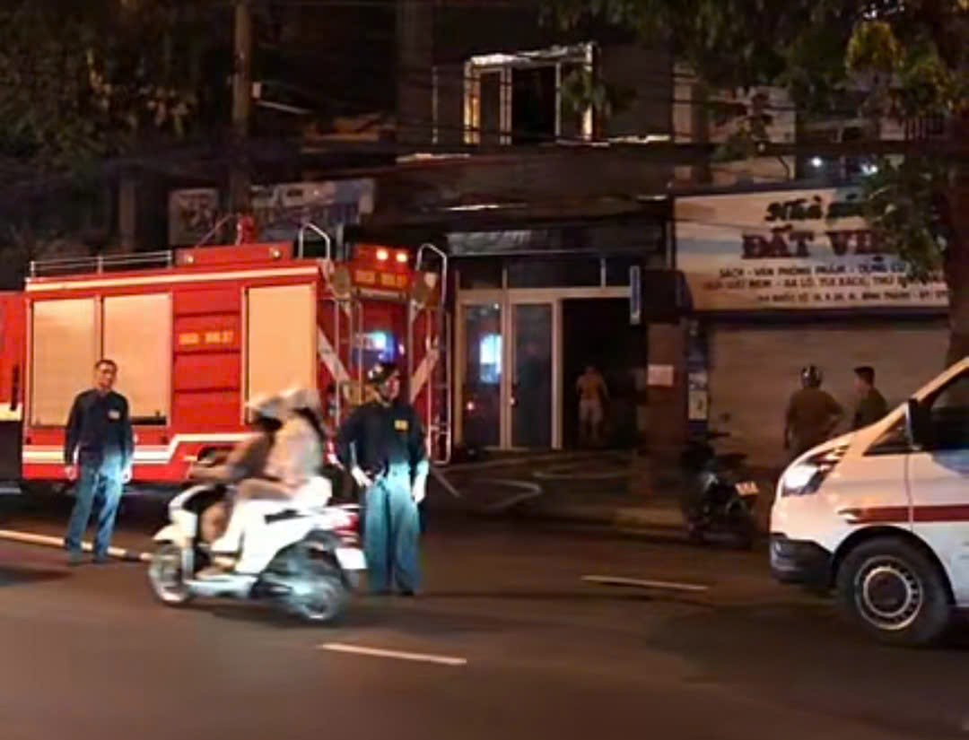 Hiện trường vụ cháy. Ảnh: Minh Đức