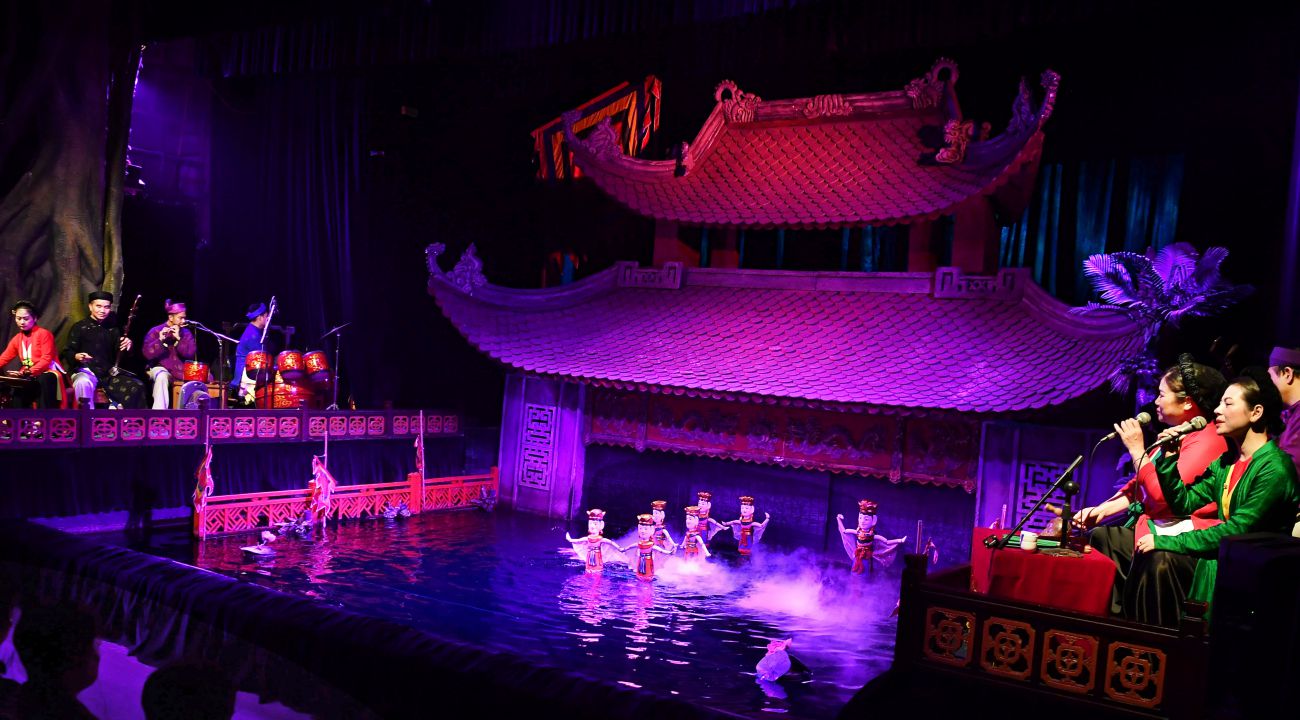 Water puppetry is one of the unique cultural heritages. Photo: Viet Van