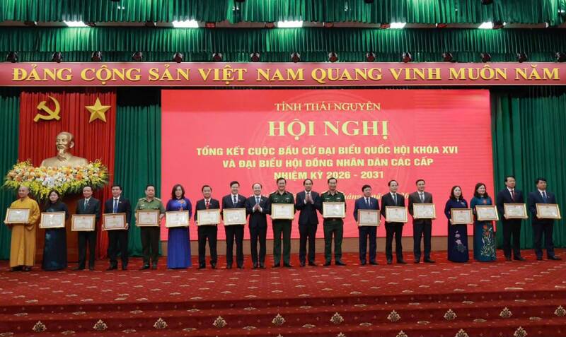 Summary of election organization work in Thai Nguyen. Photo: Thai Nguyen GOP