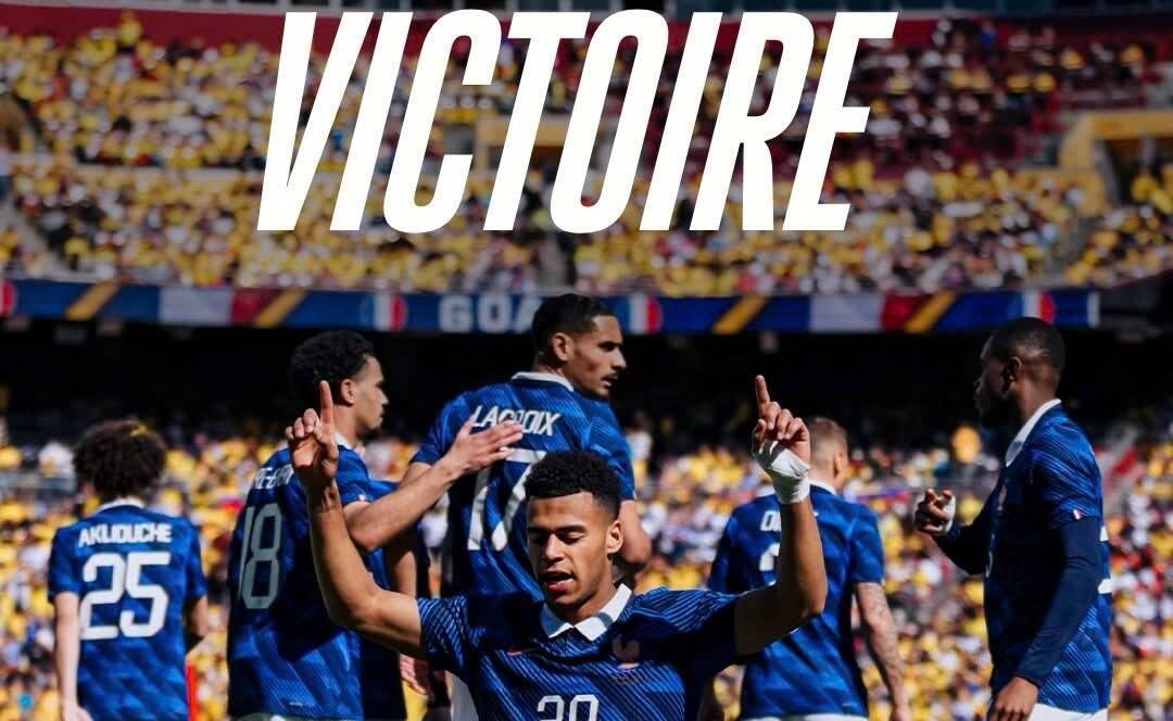 La selección francesa vence a Colombia 3-1. Foto: Federación Francesa de Fútbol