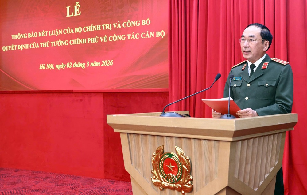 Senior Lieutenant General Tran Quoc To, Deputy Minister of Public Security, retired from work from January 1. 3. Photo: Ministry of Public Security