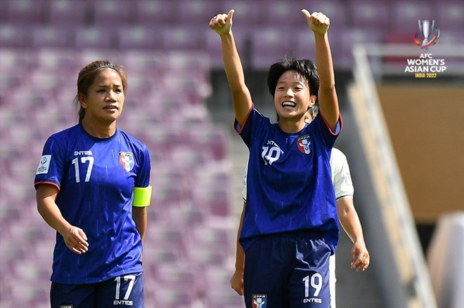 Tuyển nữ Đài Loan (Trung Quốc) không phải là đối thủ xa lạ của Việt Nam. Ảnh: AFC