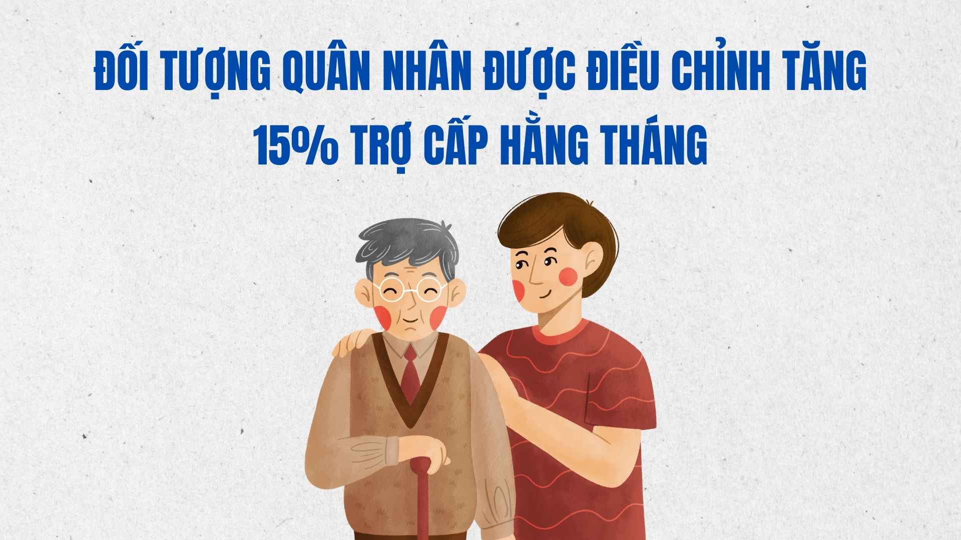 Military personnel subjects are adjusted to increase 15% of monthly allowances