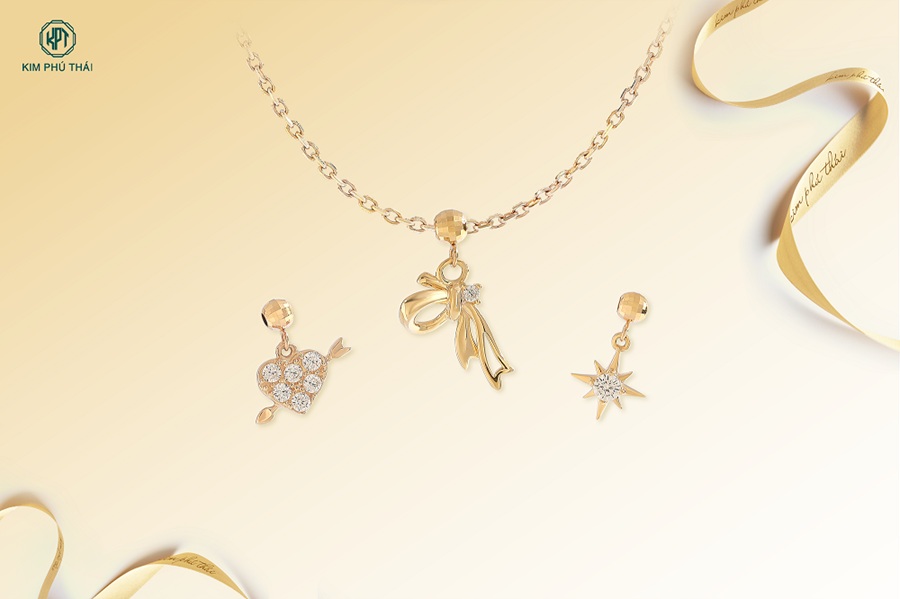 BST charm vàng 10K của thương hiệu Kim Phú Thái. Ảnh: Kim Phú Thái