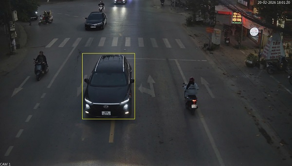Car owner fined remotely in Bac Ninh. Photo: Bac Ninh Traffic Police