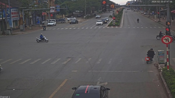 Motorbike owner fined remotely in Bac Ninh. Photo: Bac Ninh Traffic Police