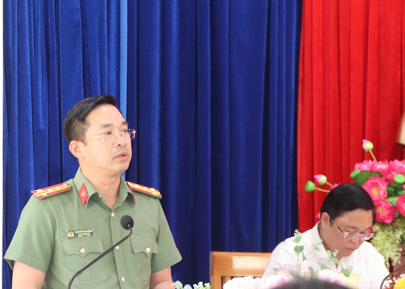 Colonel Nguyen Dai Dong - Deputy Director of Da Nang City Police. Photo: Nguyen Linh