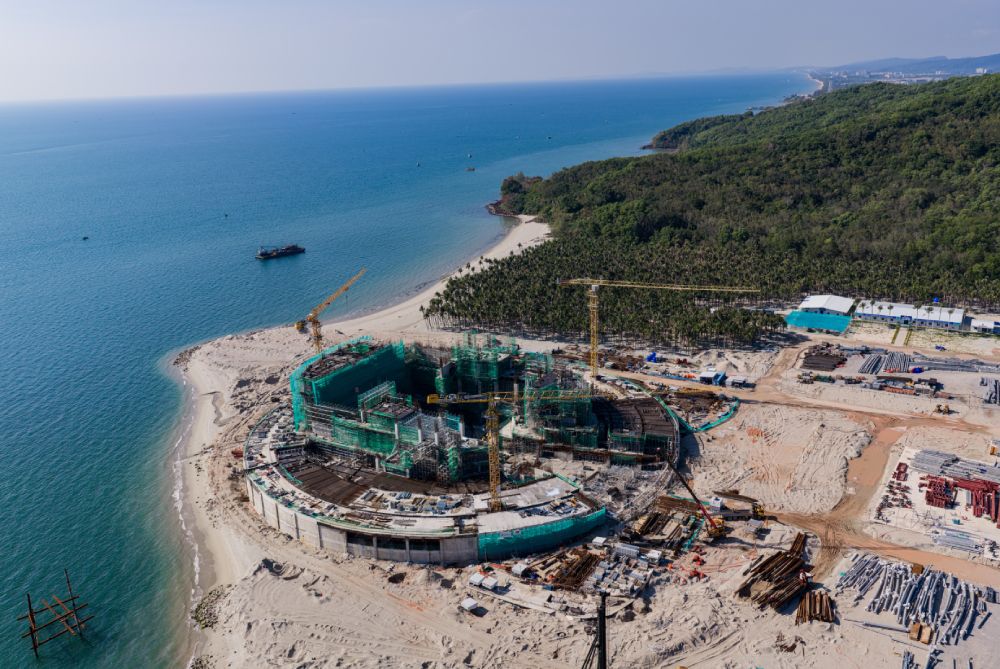 Projects serving APEC 2027 in Phu Quoc are being deployed rapidly. Photo: Sun Group