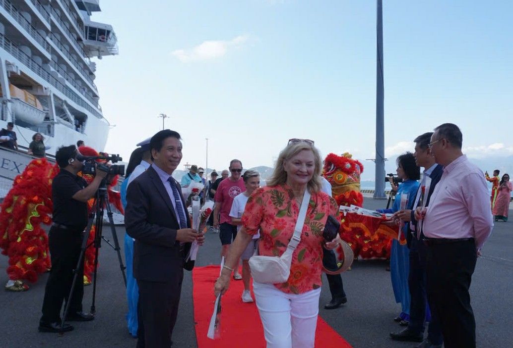 Khanh Hoa tourism accelerates and breaks through in the first 2 months of 2026 with an impressive increase in international visitors from cruise ships. Photo: Phuong Linh