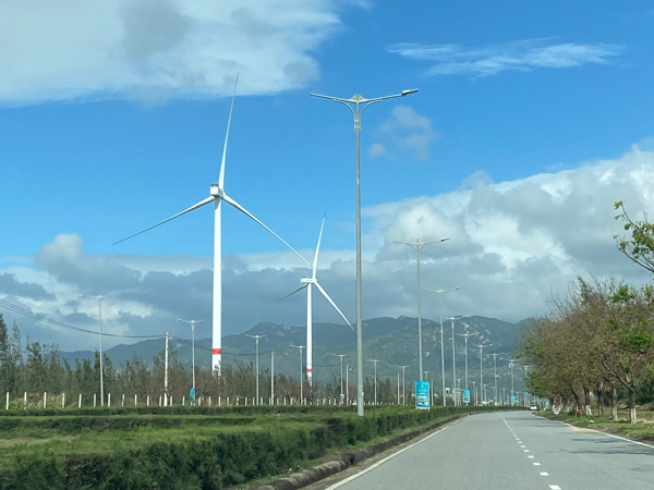 Gia Lai has potential in attracting investors for wind power projects. Photo: Thanh Tuan