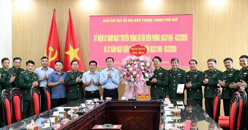 Huế: Bộ đội Biên phòng tăng cường vai trò bảo vệ biên giới