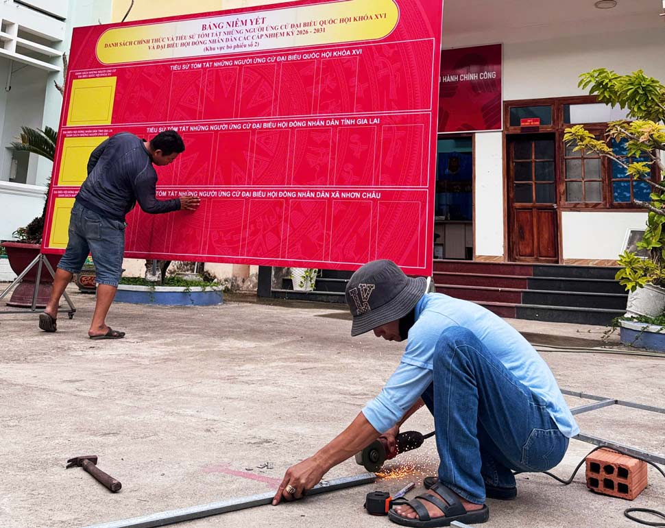 Công tác chuẩn bị cho ngày bầu cử tại