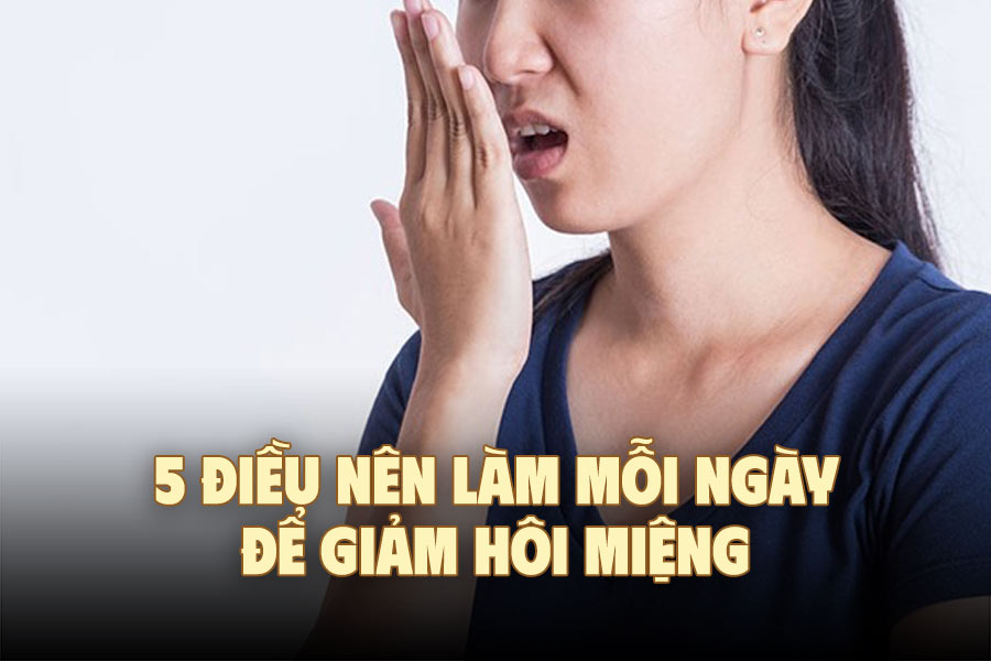 5 things to do every day to reduce bad breath