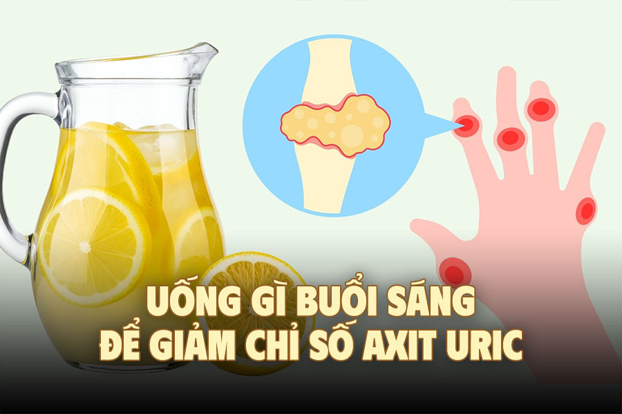 What to drink in the morning to reduce uric acid levels