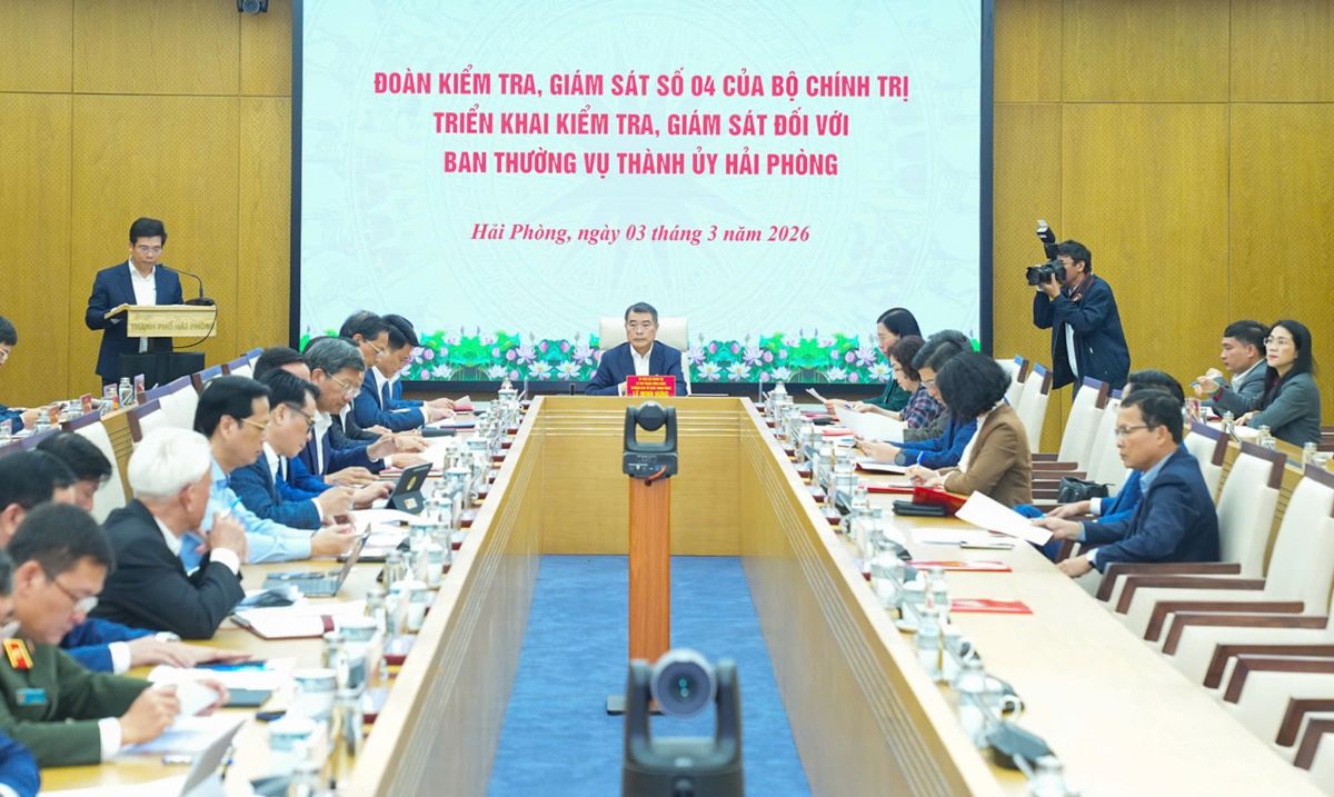 Quang cảnh buổi công bố. Ảnh: Cổng TTĐT Hải Phòng