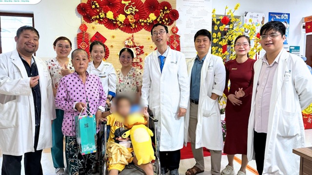 The pediatric patient with multiple injuries has recovered and been discharged from the hospital. Photo: BVCC