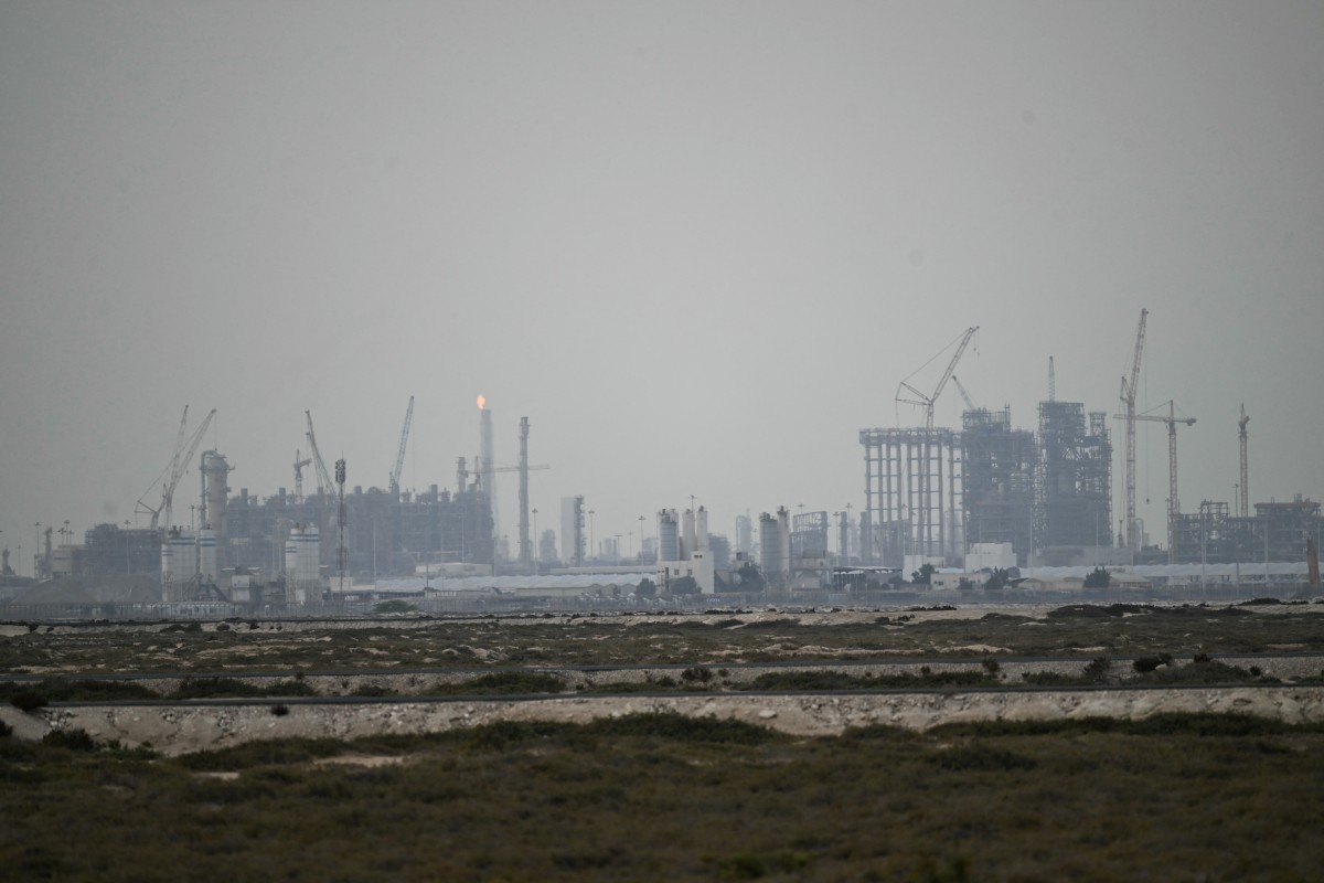 QatarEnergy's facility at Ras Laffan Industrial Park on March 2. Photo: AFP