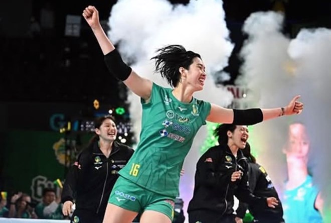 Giải bóng chuyền vô địch quốc gia Nhật Bản không giới hạn ngoại binh châu Á ra sân. Ảnh: Gunma