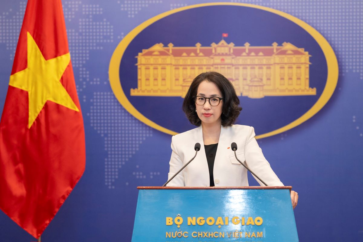 Spokesperson of the Vietnamese Ministry of Foreign Affairs Pham Thu Hang. Photo: Ministry of Foreign Affairs