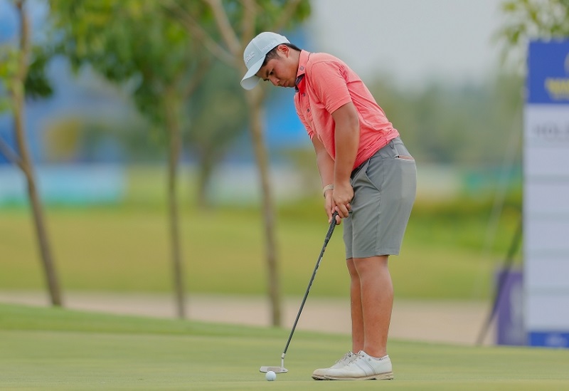 Golfer Nguyen Tuan Anh is the defending runner-up at the Vietnam Masters tournament. Photo: VGA