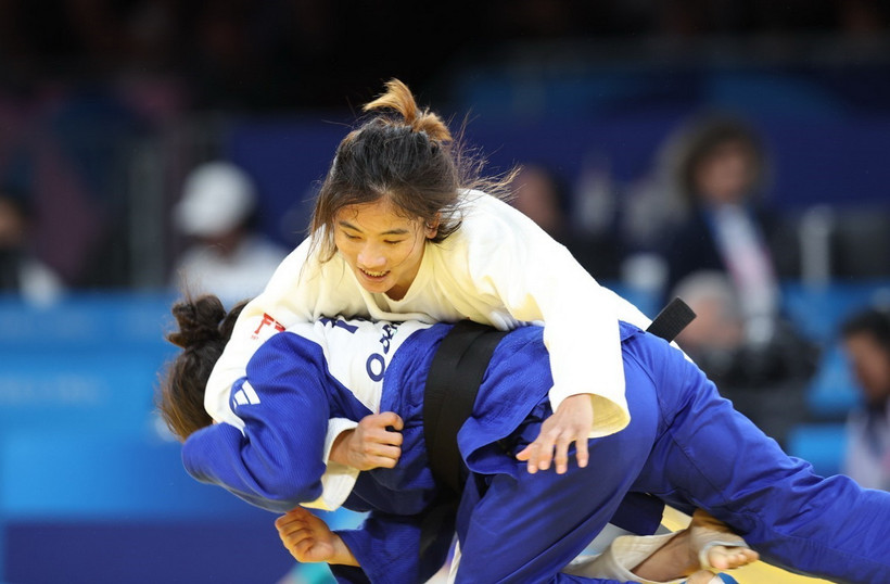 Martial artist Hoang Thi Tinh has left the national judo team in 2026. Photo: VNA