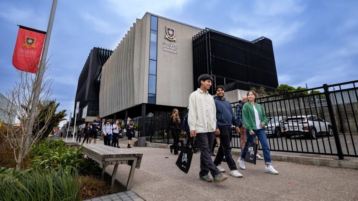 University of Waikato, một trong những đại học nổi bật tại New Zealand. Ảnh: WSU.