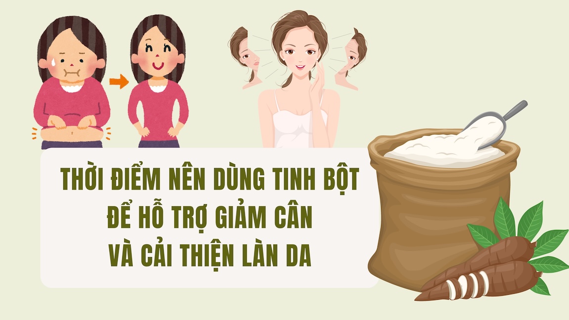 Time to use starch to support weight loss and improve skin