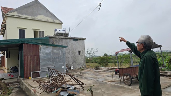 Rà soát lại mức độ thiệt hại về nhà ở của các hộ dân do bão số 10 để hỗ trợ