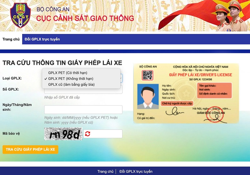 The Ministry of Public Security proposes to supplement some driver's license information in the database. Photo: Song Huu