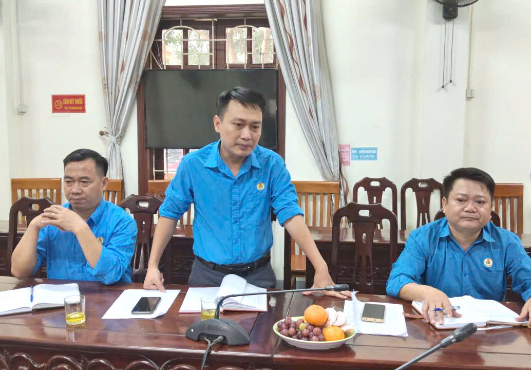 Van An Commune Trade Union is determined to improve operational efficiency and care for union members' lives. Photo: Nghe An Trade Union