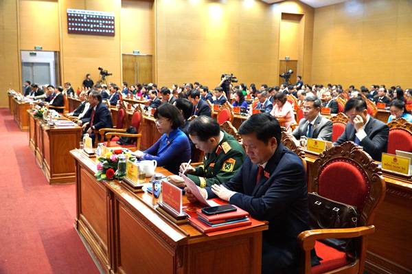 Quang cảnh kỳ họp. Ảnh: Thanh Tuấn 