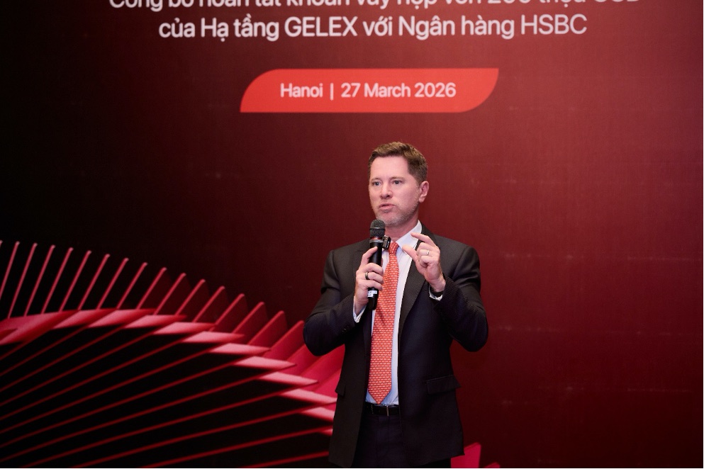 Ông Tim Evans – Tổng Giám đốc kiêm Giám đốc Khối Khách hàng Doanh nghiệp và Định chế Tài chính, HSBC Việt Nam. Ảnh: GELEX