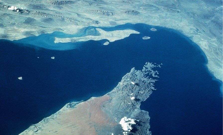 Strait of Hormuz. Photo: NASA