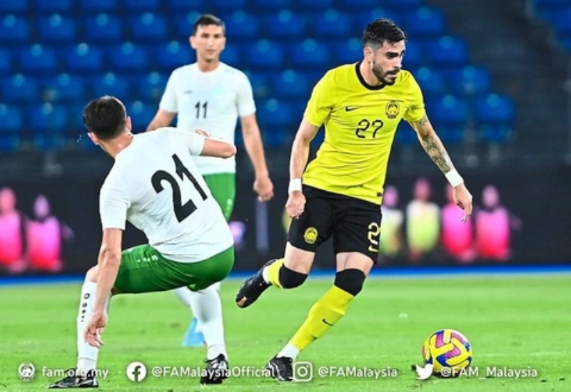 Endrick khoác áo tuyển Malaysia từ năm 2023. Ảnh: FAM