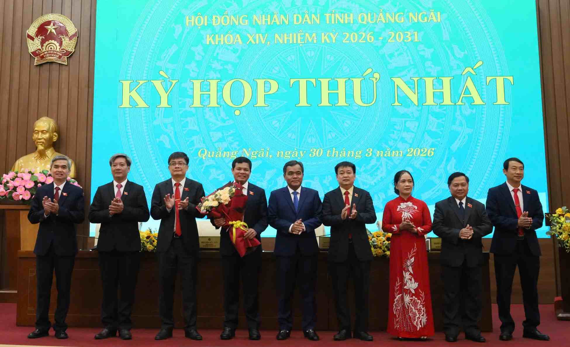 Ông Nguyễn Đức Tuy, Phó Bí thư Tỉnh ủy, Chủ tịch HĐND tỉnh Quảng Ngãi khóa XIII nhiệm kỳ 2021–2026, được bầu giữ chức Chủ tịch HĐND tỉnh khóa XIV nhiệm kỳ 2026–2031. Ảnh: Nguyễn Thanh