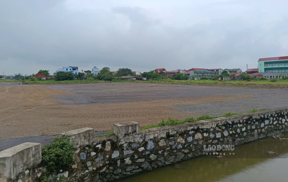 A resettlement area construction area in Ninh Binh province. Photo: Ha Vi