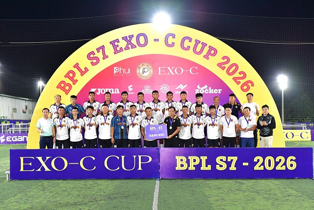 Vườn Lan Hải Tú là đội bóng giành vị trí Á quân. Ảnh: Đ.T