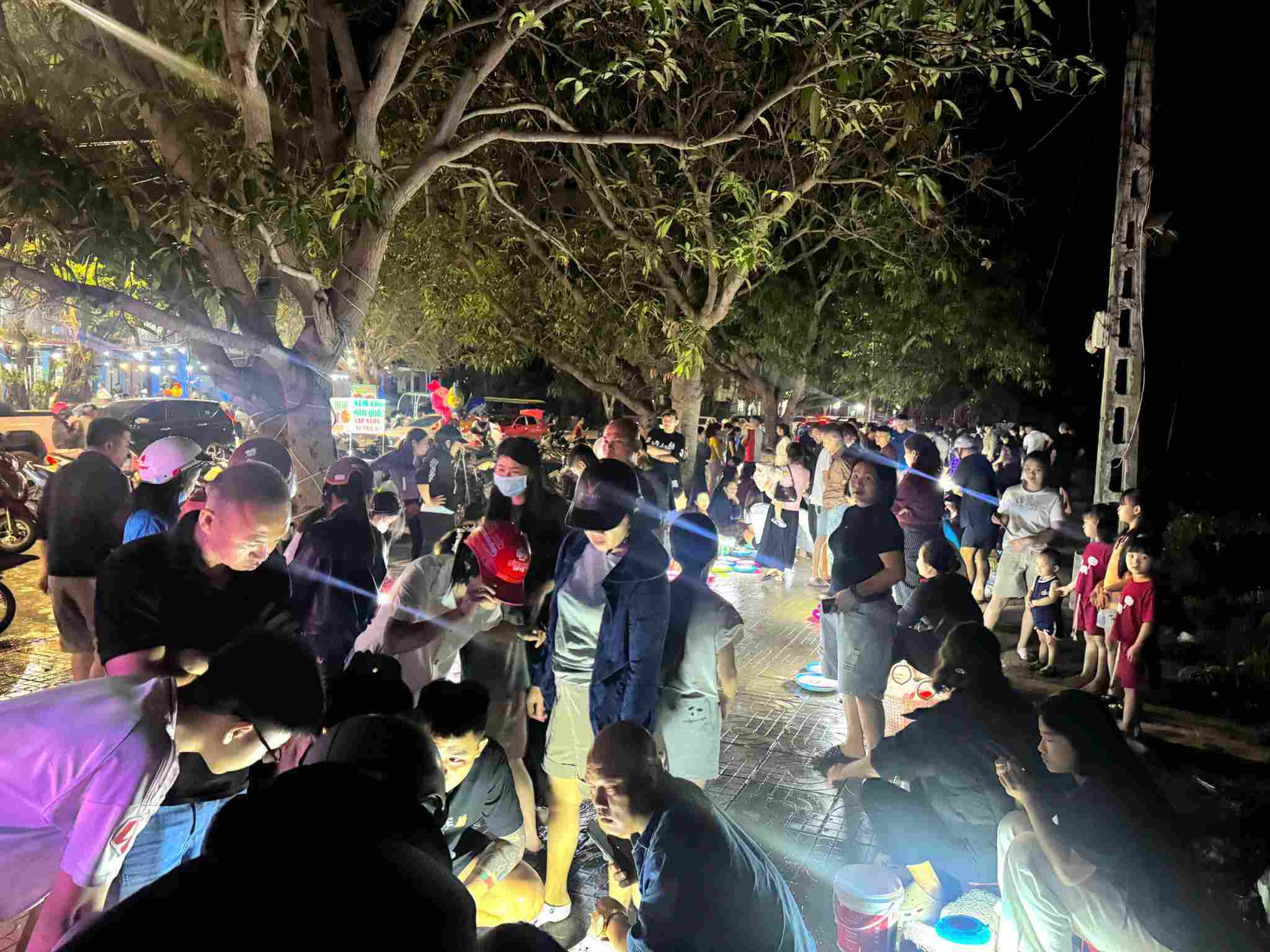 Nhộn nhịp, tưng bừng chợ mực nháy Cửa Lò. Ảnh: Mai Ngân