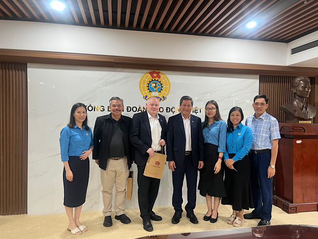 Buổi làm việc diễn ra chiều 30.3. Ảnh: Kiều Vũ