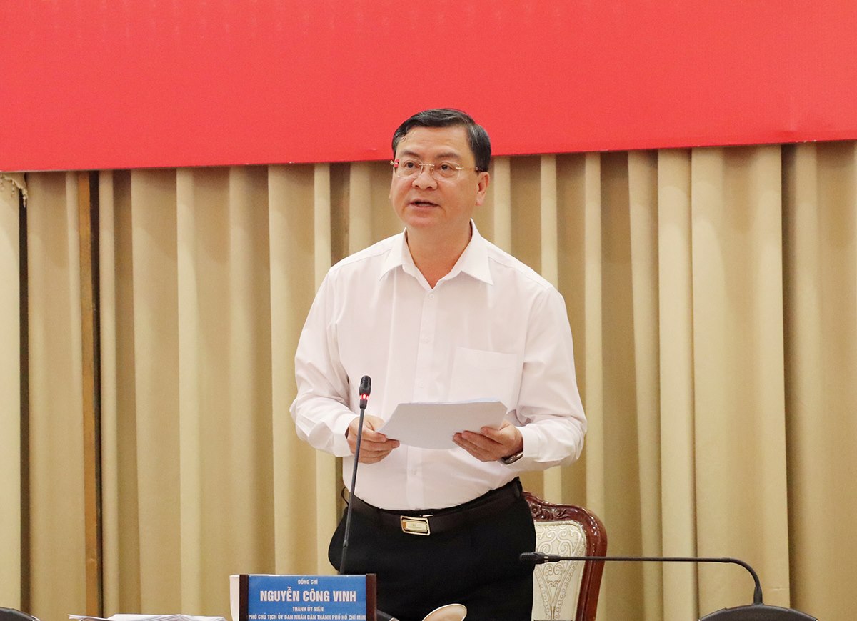 Phó Chủ tịch UBND TPHCM Nguyễn Công Vinh.  Ảnh: Phương Chi