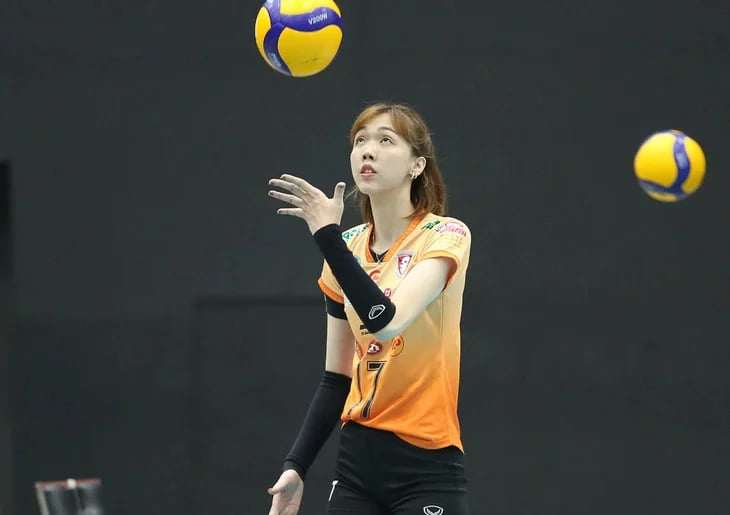 La jugadora Ly Thi Luyen está jugando en Tailandia. Foto: Nakhon Ratchasima