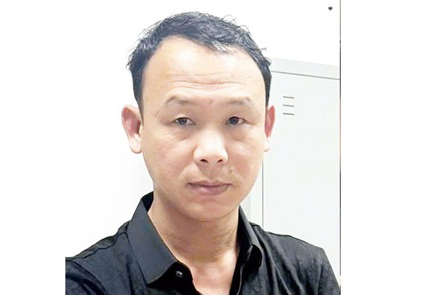 Đối tượng Giáp Đức Sơn - kẻ hành hung nam sinh - có 3 tiền án. Ảnh: Công an phường Yên Hoà